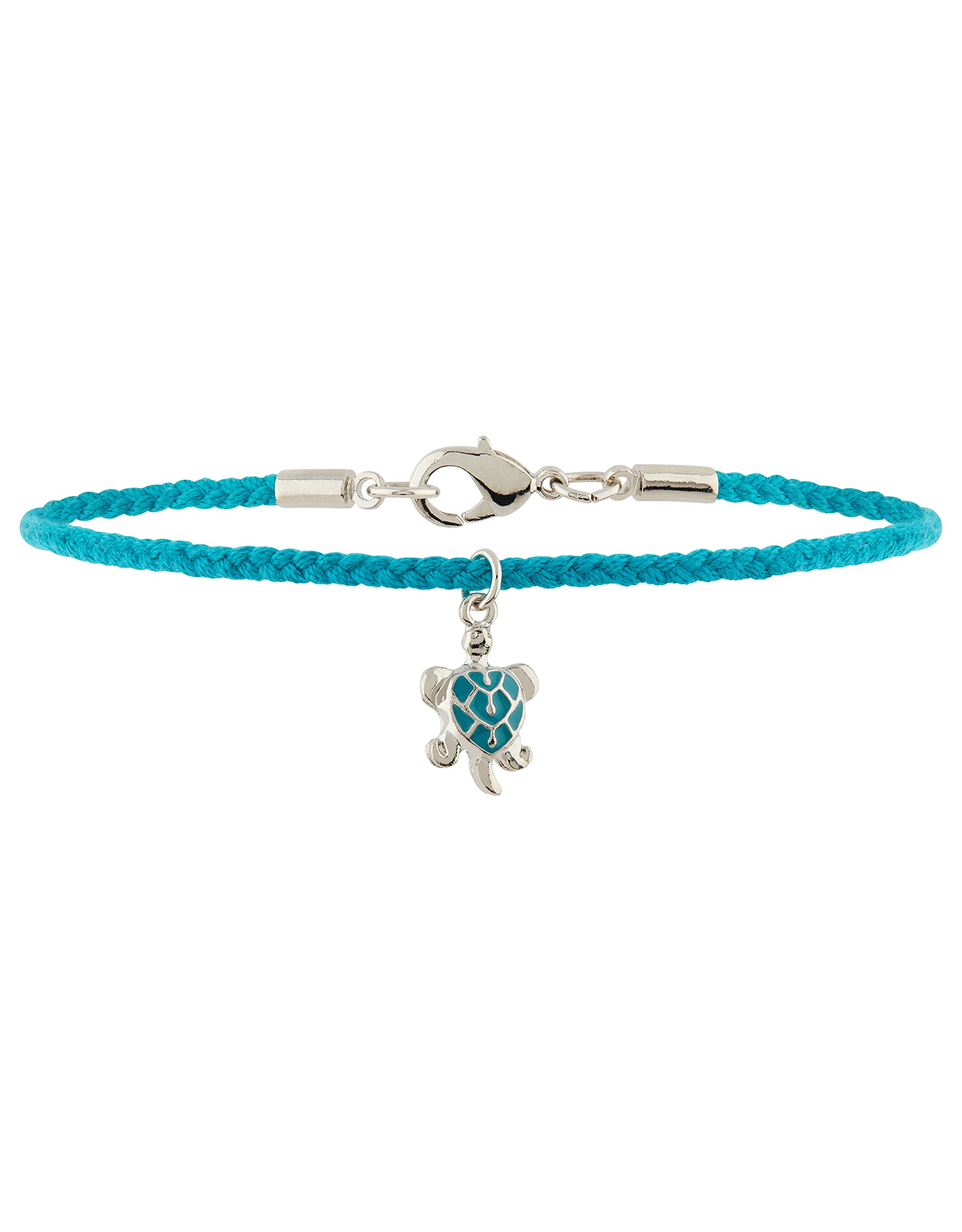 Accessorize London Tammy Turtle Charm Anklet|One Size