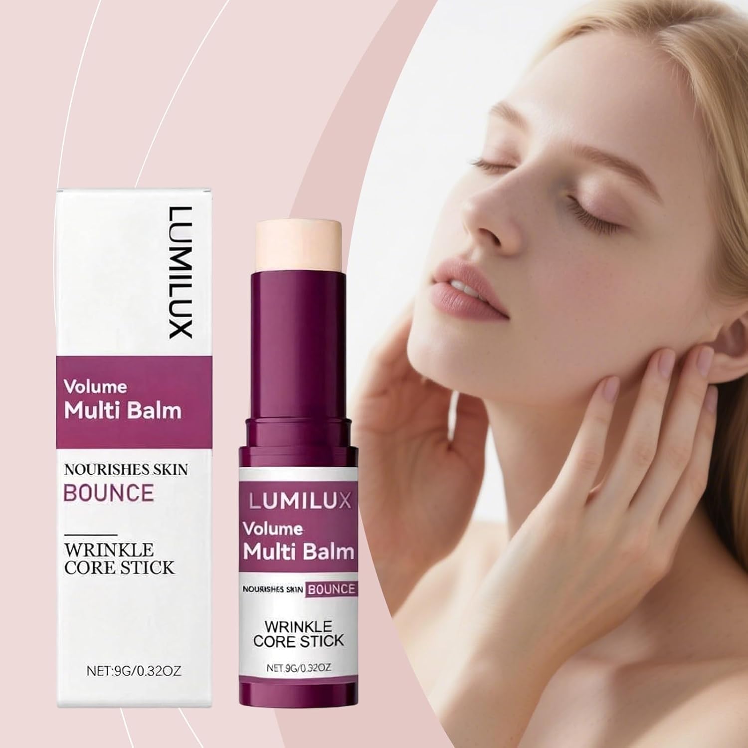 Nutrition Calcium Anti-aging Multi Balm Stick for Face, Eyes, Lips & Neck – Korean Collagen Moisturizing Balm, Firming & Moisturizing Collagen Skincare for All Skin Types (1 Pack)