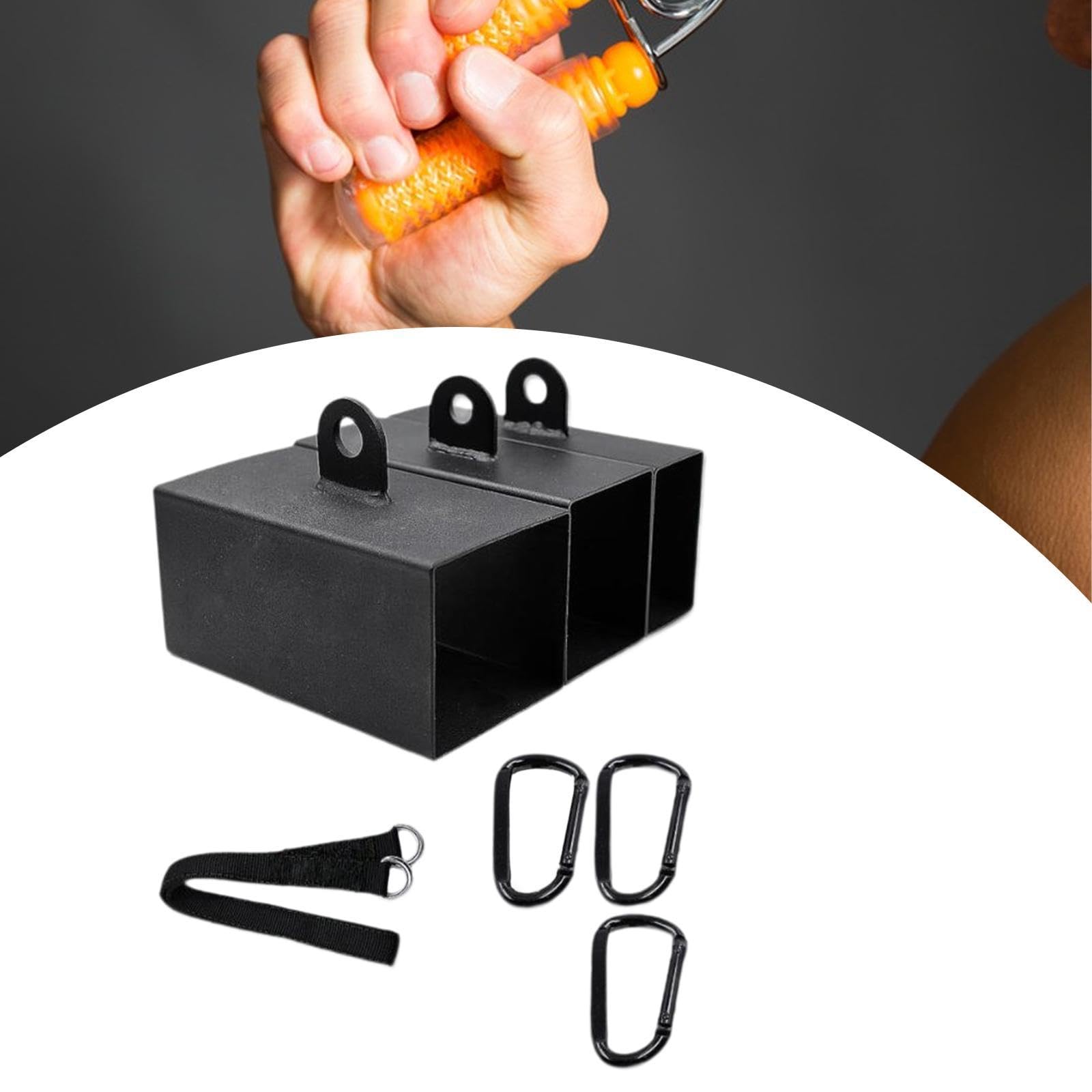 Juego de Bloques de Agarre Metálicos para Fortalecer Los Dedos Y Ejercitar Las Manos, Ideal para Entrenamiento de Fuerza, Levantamiento de Pesas