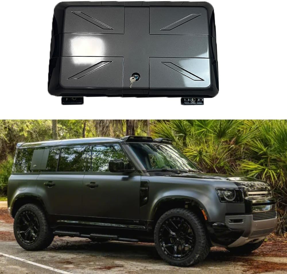 Exterior Side Mounted Gear Box Carrier Fits for Land Rover Defender 90 110 130 L851 L663 2020-2024 (Grasmere Green)