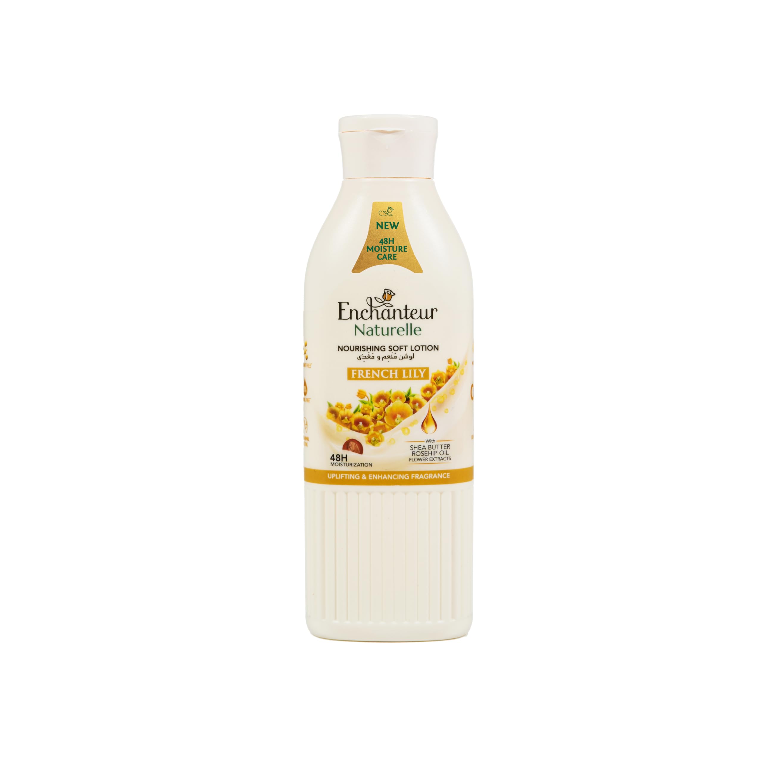 Naturelle Nourishing Soft Body Lotion, French Lily, 48H Moisture Care with Shea Butter & Sacha Inchi Oil, Uplifting Floral Fragrance, For All Skin Types, 250 ml