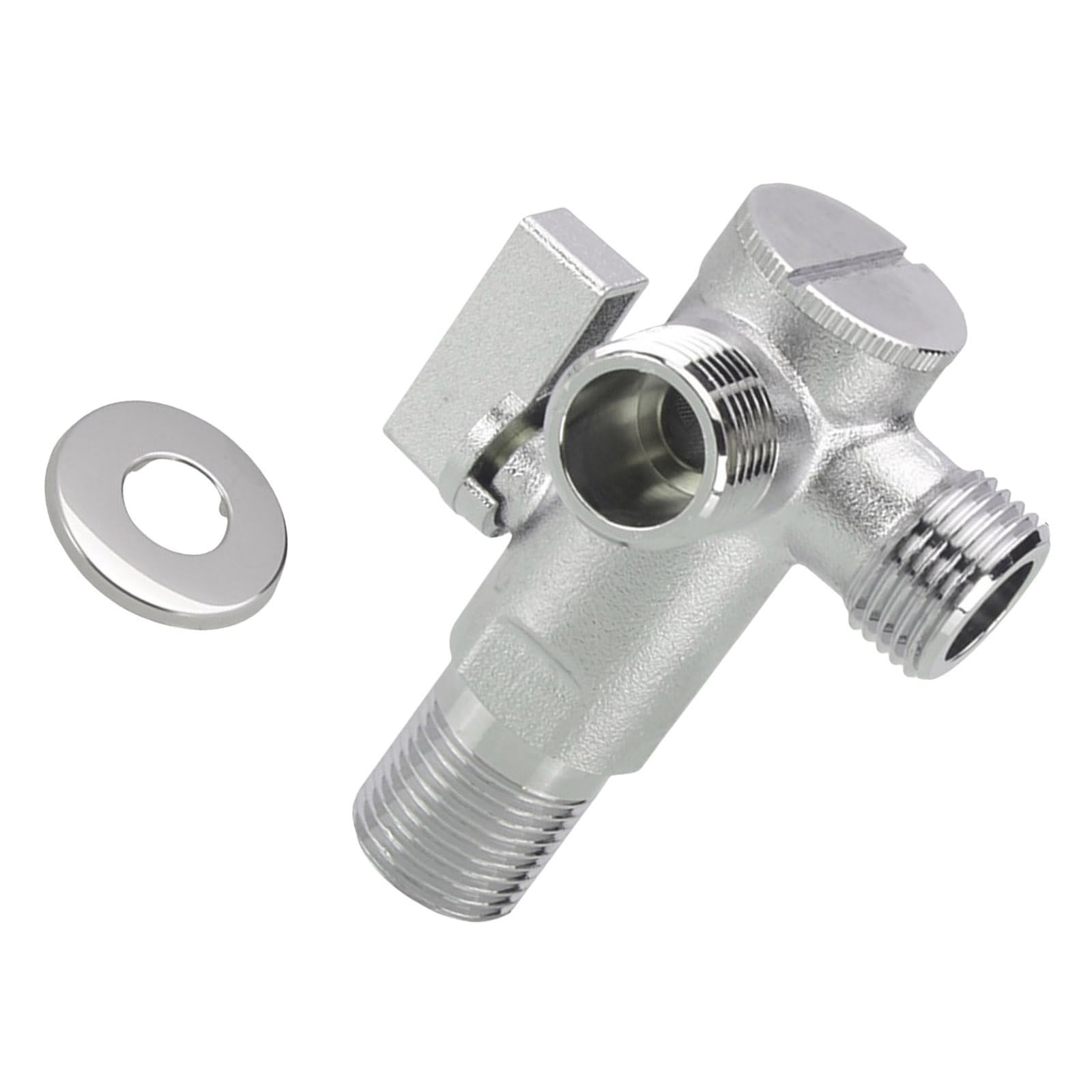 Msioytog A Toilet Dedicated Ngles Valves With Filter Screen Large Flows Water Stop Valves Switches Bathroom Hardware Enduring Bathroom Thicken Hardware Ccessorie
