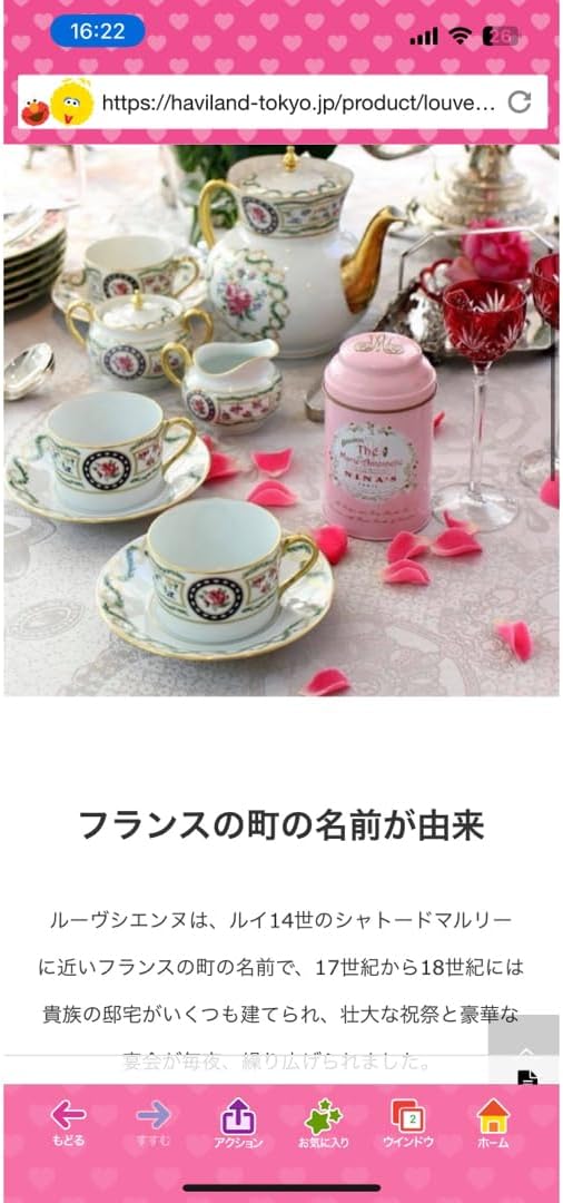 M_TKHS Haviland リモージュ ルーブシエンヌ　6枚セット中皿 Haviland リモージュ ルーブシエンヌ 6枚セット中皿 HAVILAND