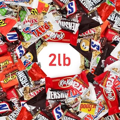 Assorted Chocolate Candy Variety Pack -2 Lb - Bulk Chocolate Mix- Easter -Bulk Mini Chocolate Candy Bars Individually Wrapped -Bulk Variety Pack Chocolates -Individually Wrapped Candies