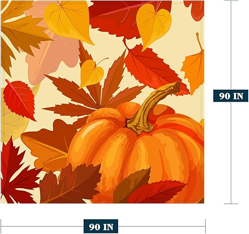 Miniatura 2 de Neatee Living Manta decorativa de otoño, tamaño Queen, color naranja, Acción de Gracias, otoño, calabaza, para cama, sofá, grande, ligera, mullida,