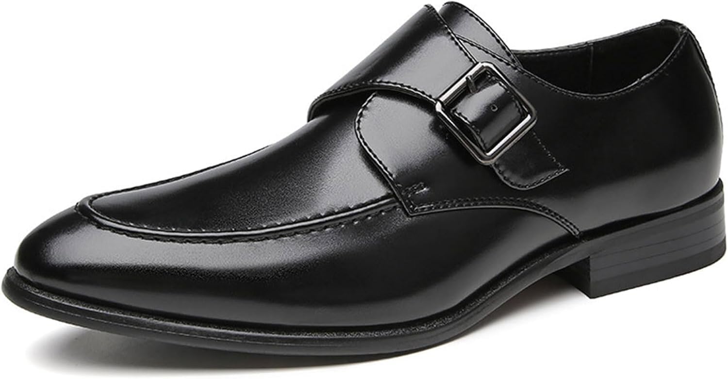 Mocasines de cuero negro cómodos para los días de oficina y eventos de negocios formales