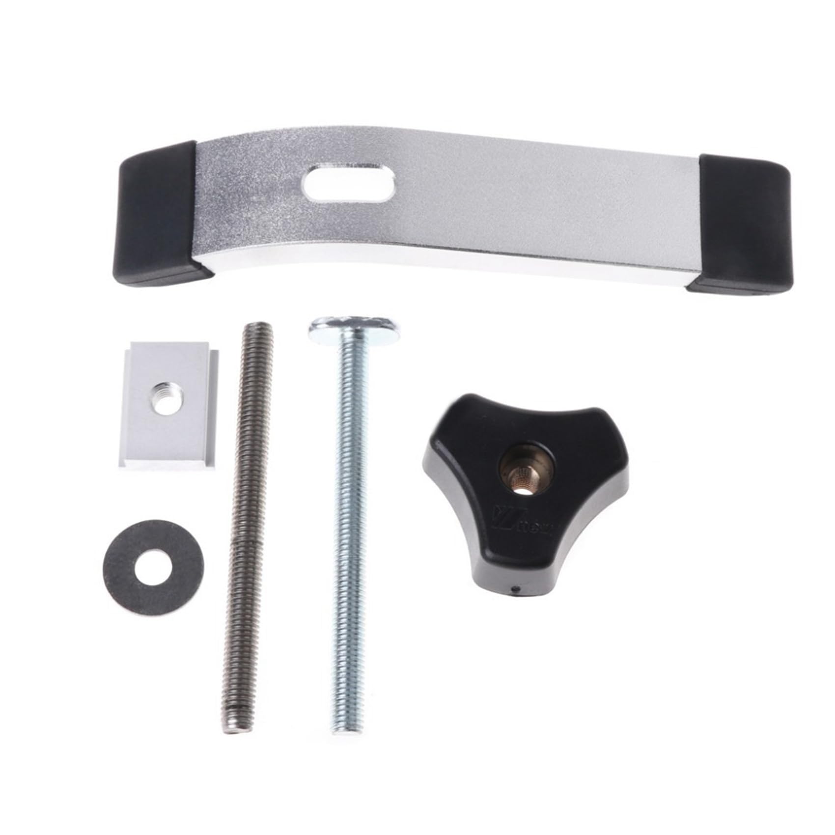 3Conjunto 8mm Juego de Abrazaderas de Sujeción de Acción Rápida de Metal para T-Runura T-Pista DIY Carpintería S18