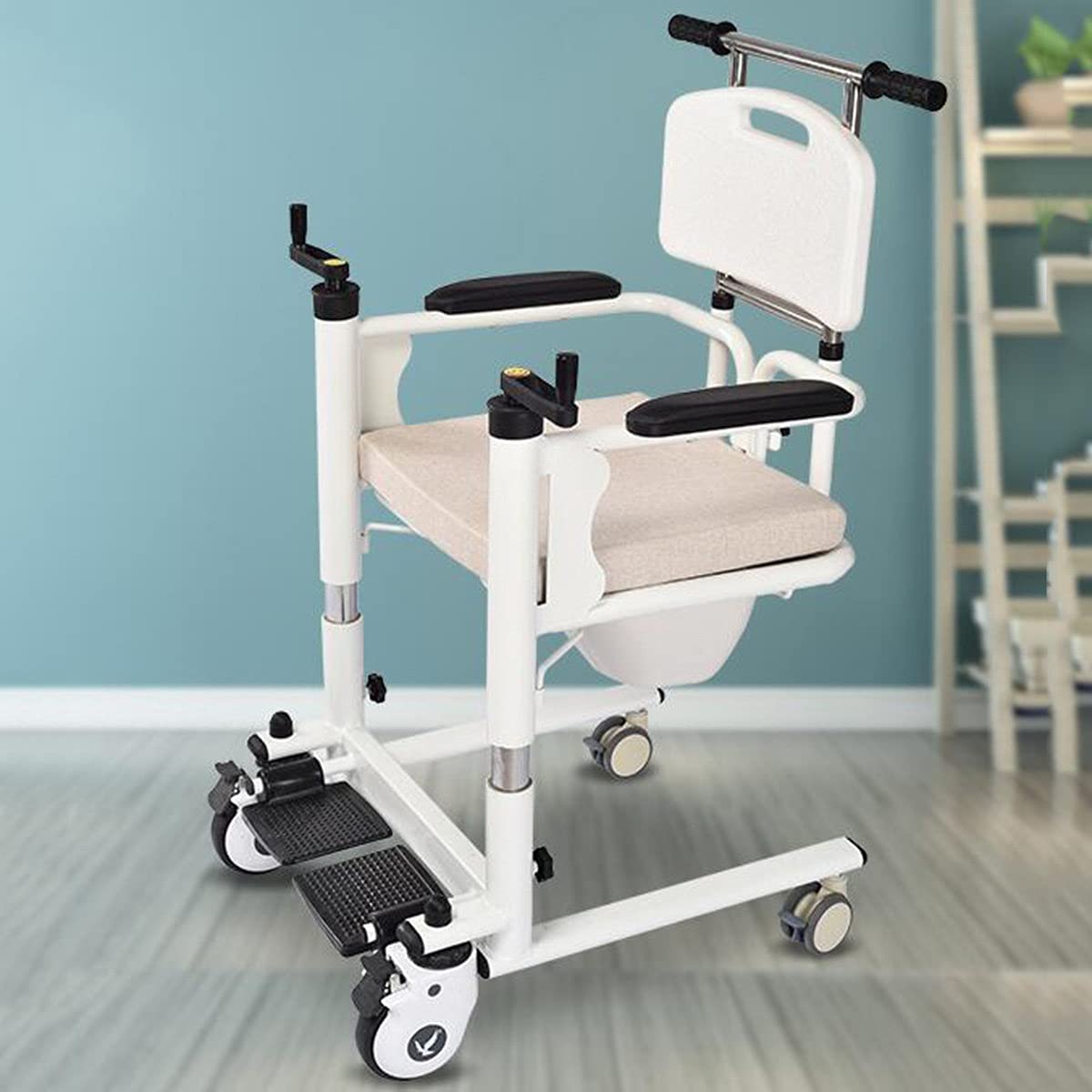 Buy Patient Lift Wheelchair for Home, 360° Universal Wheel,Home Shifter