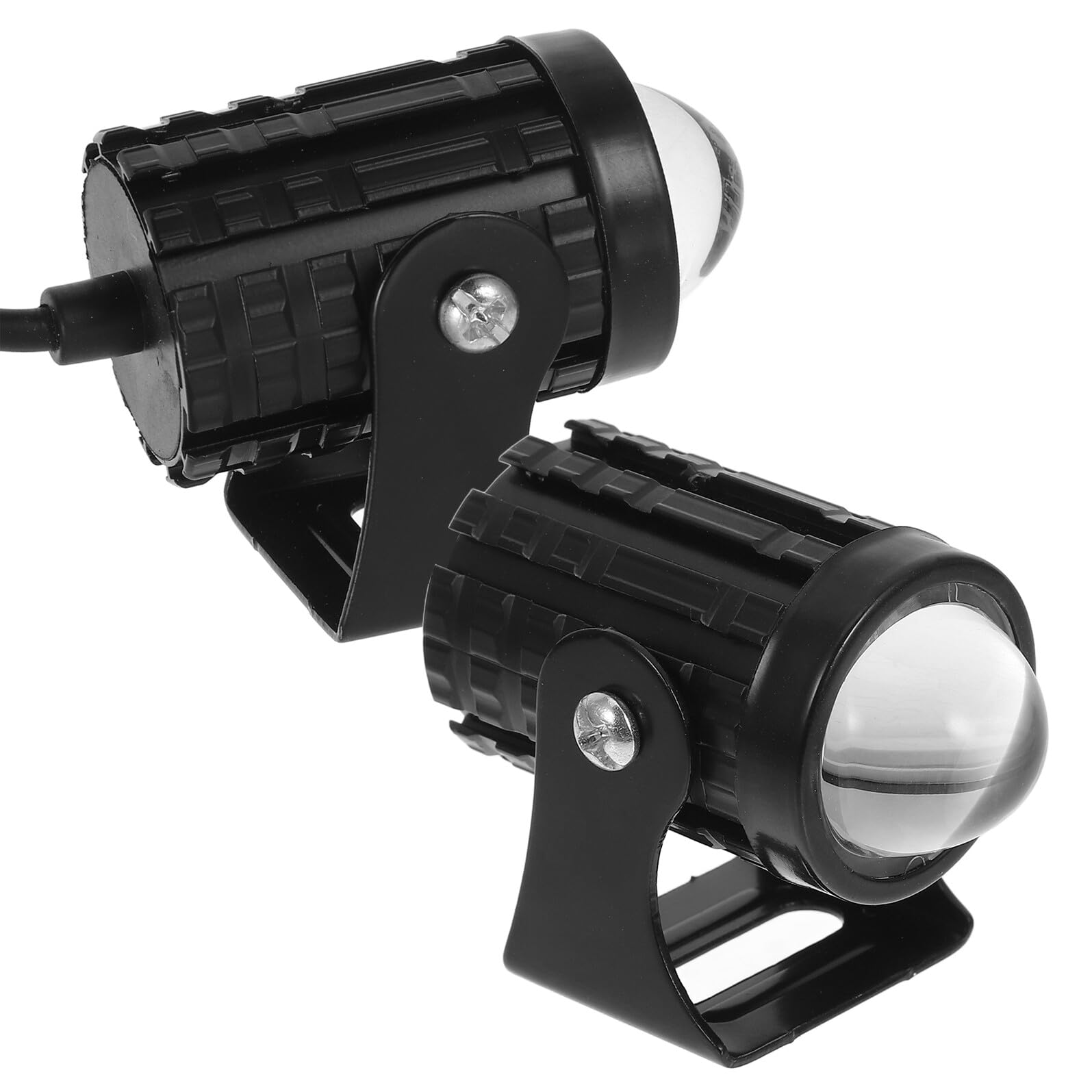 Focos LED para motocicleta y bici eléctrica en aluminio y vidrio con luz de conducción 8