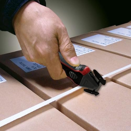 Miniatura 4 de XW Cortador de caja de seguridad con cambio rápido de cuchilla, 5 cuchillas de repuesto adicionales incluidas