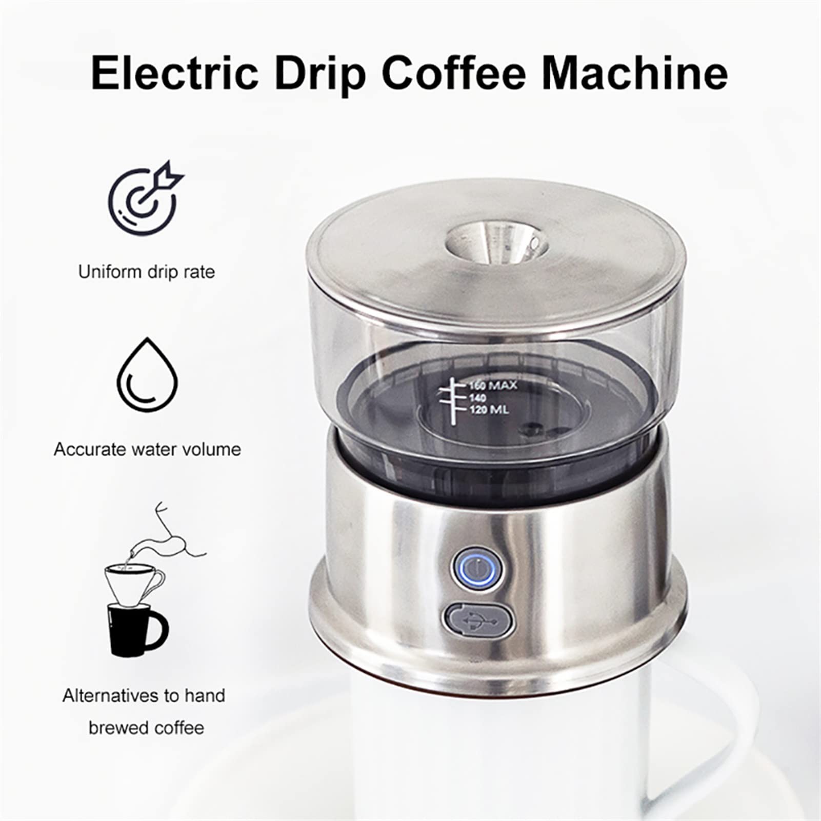 Cafetera eléctrica portátil recargable d