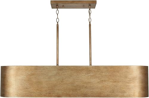 Miniatura 7 de Capital Lighting 839051ML Jude Bold Island - Lámpara de araña / colgante lineal, 5 luces, 500 vatios totales, 9 pulgadas de alto x 44 pulgadas de