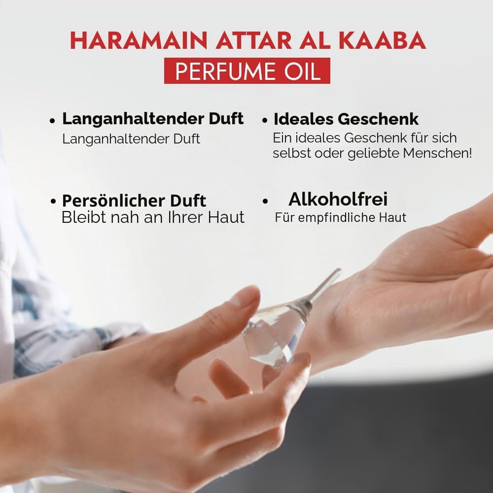 Al Haramain Perfumes Attar Al Kaaba 25ml Parfümöl | Unisex Arabisches Parfüm | Attar Oil