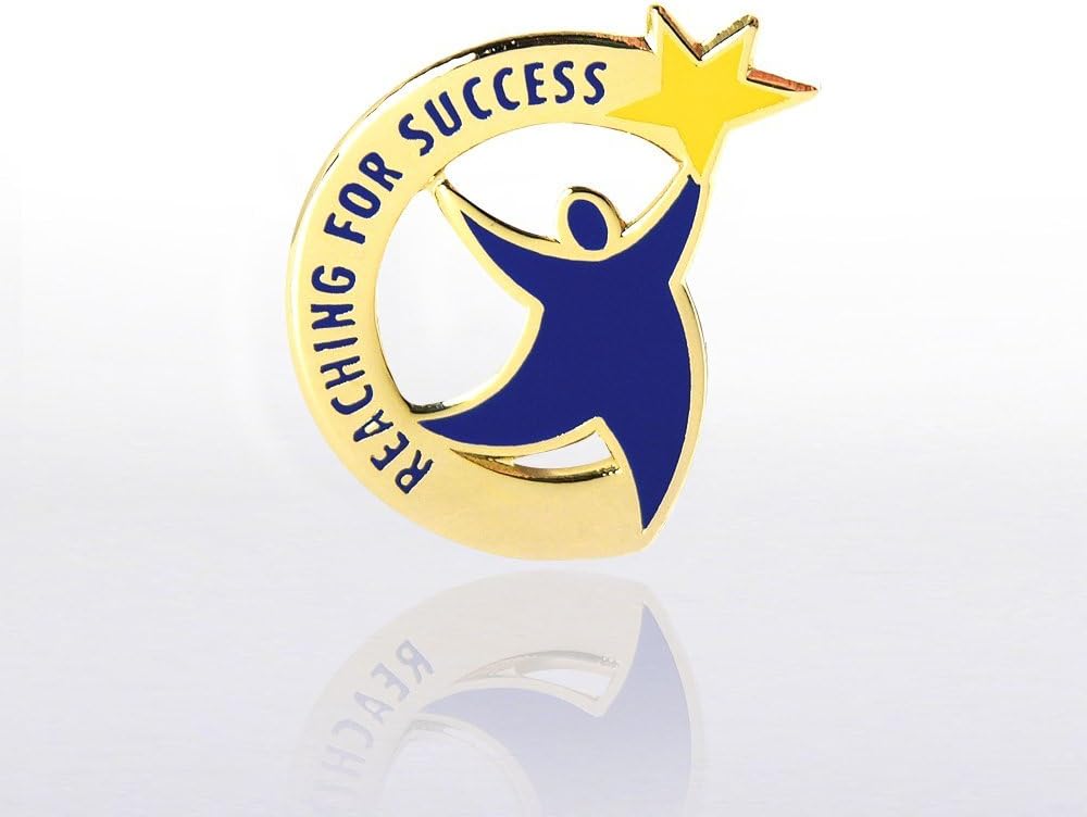 Lapel Pin Reaching for Success Jewelry Pins Office