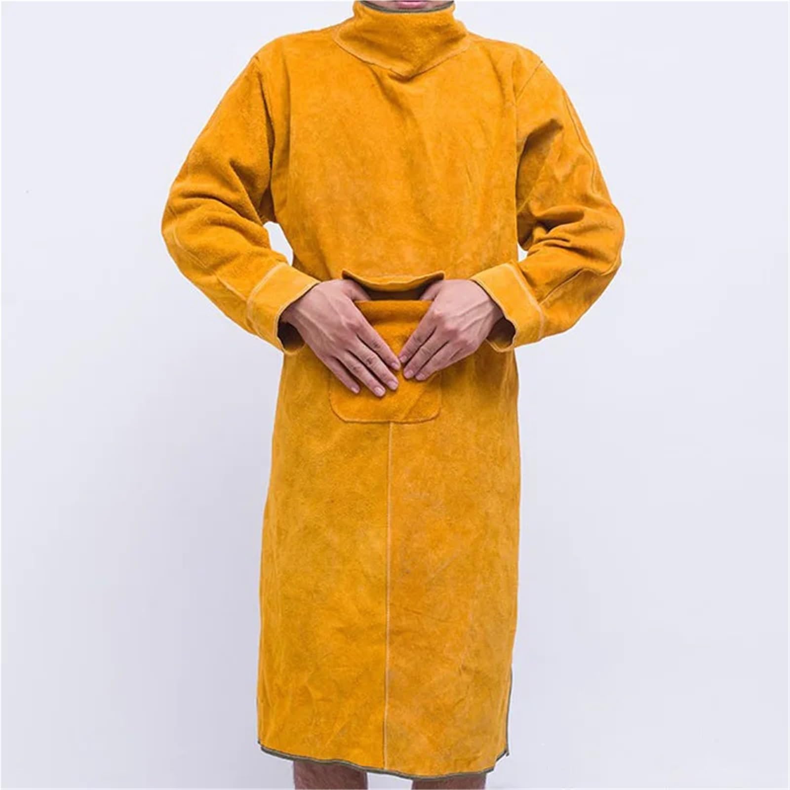 Leather Welding Industrial Work Safety Clothing | Leather Welding Industrial Work Safety Clothing Long Heat Insulation Flame Resistant Clothes