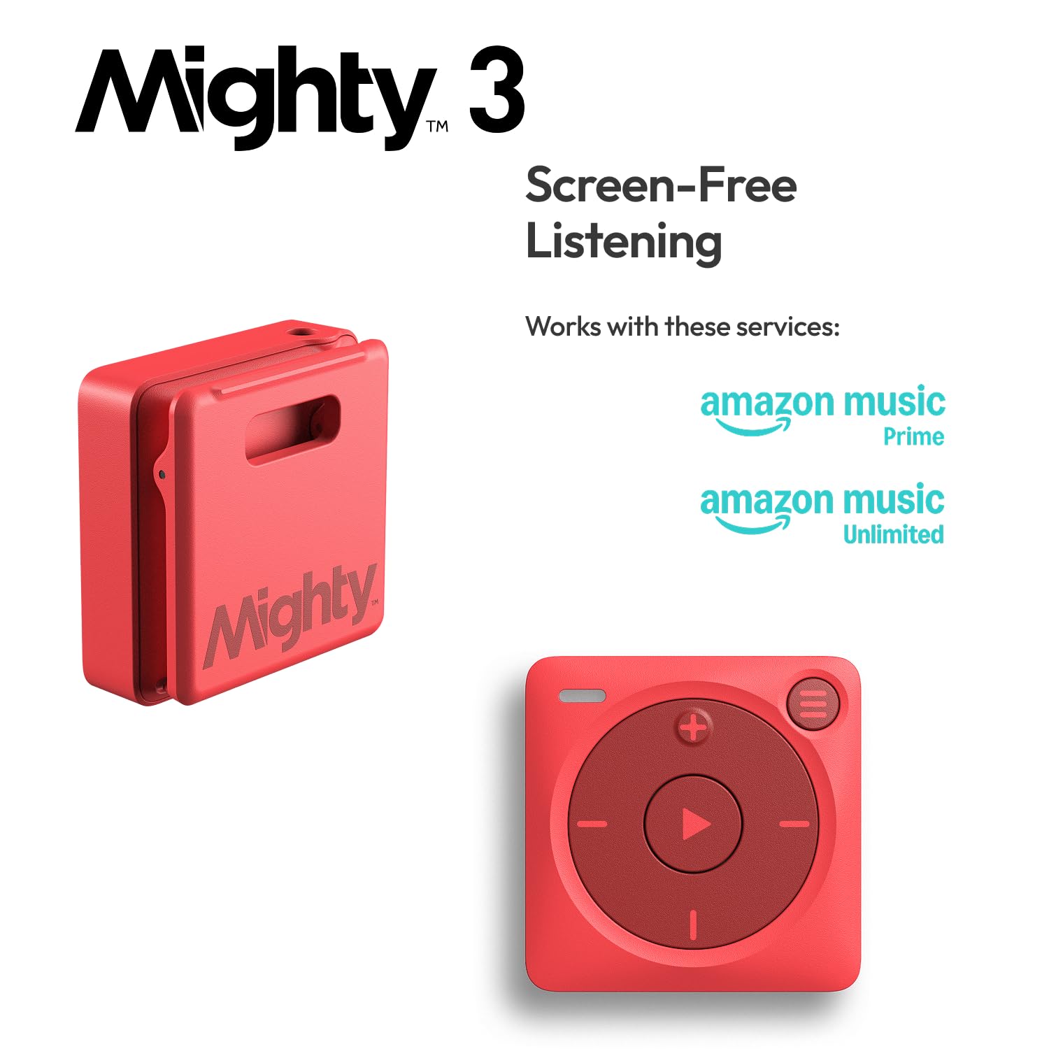 Amazon.com: Mighty 3 Amazon Music Player – Portable Screen-Free