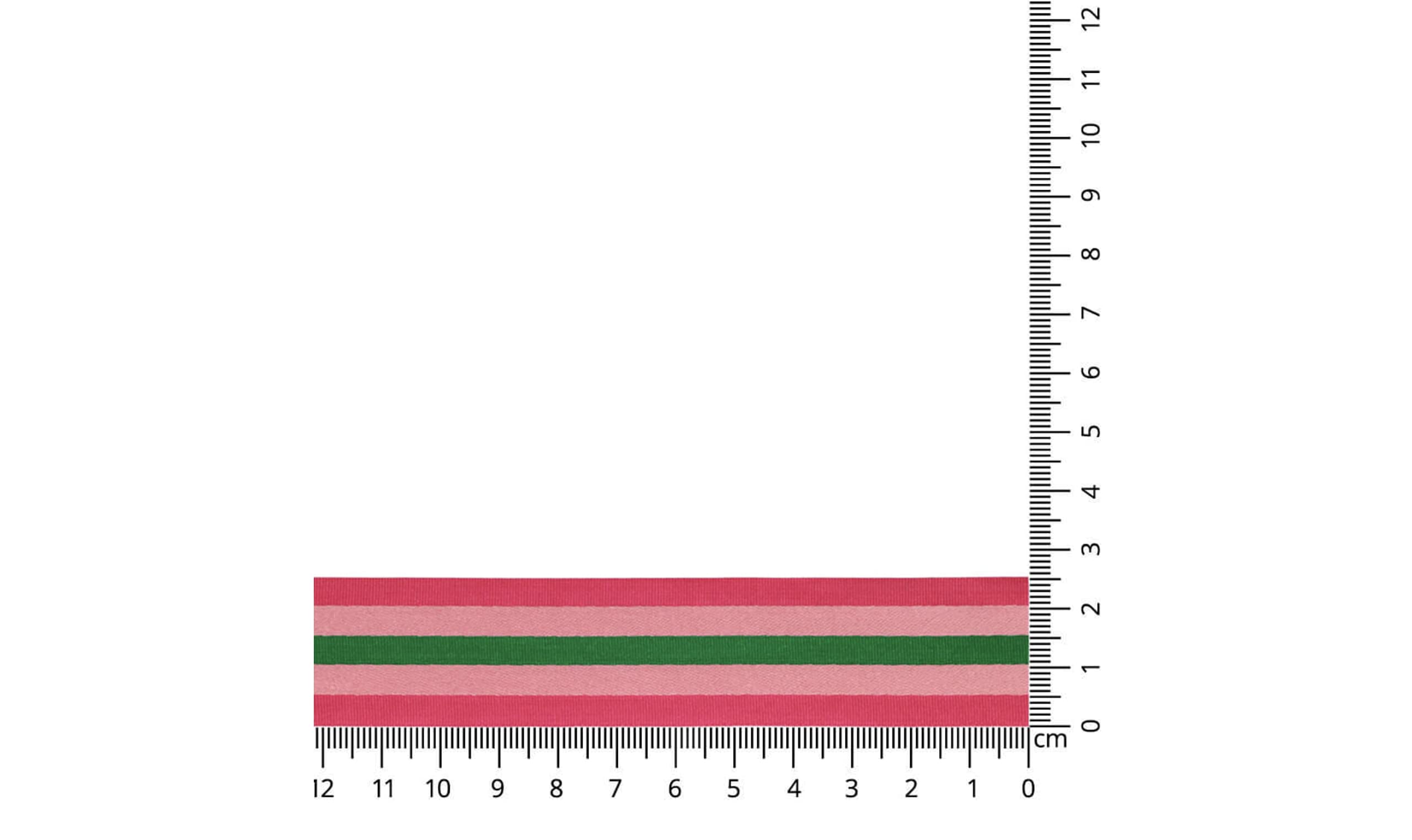 Kuny 30188-0025-0003 Nastro, 0003 Rosa/Verde, 20 m x 25 mm