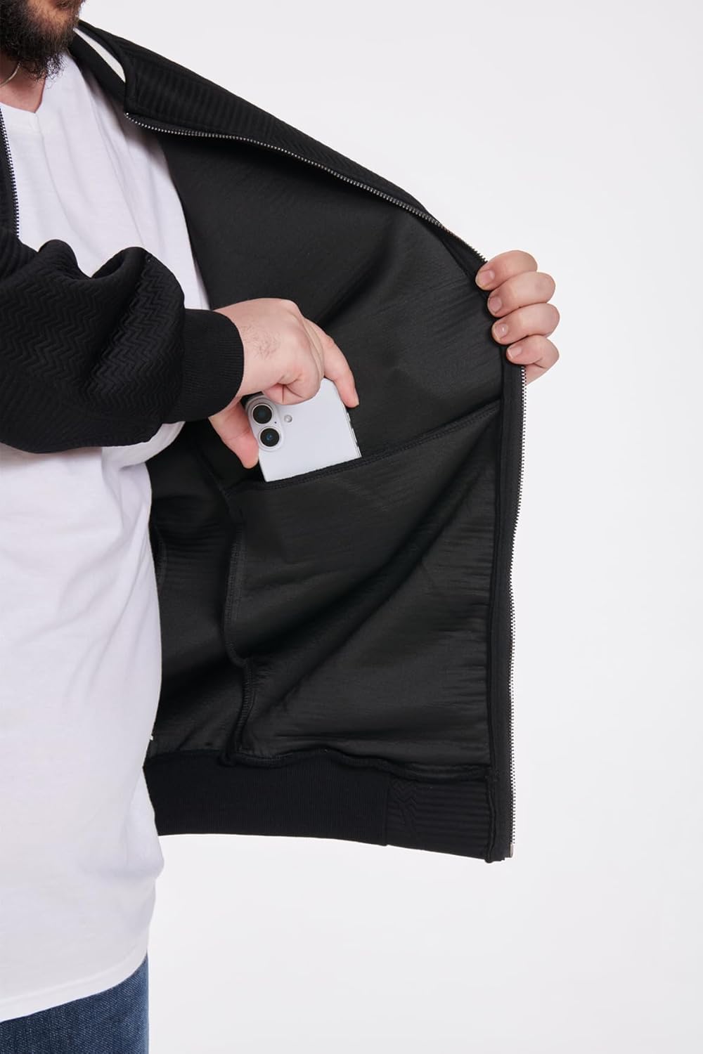 Lightweight Bomber Jacket Big and Tall for Men Varsity Jacket Fall Baseball Outwear, 2XL-6XL