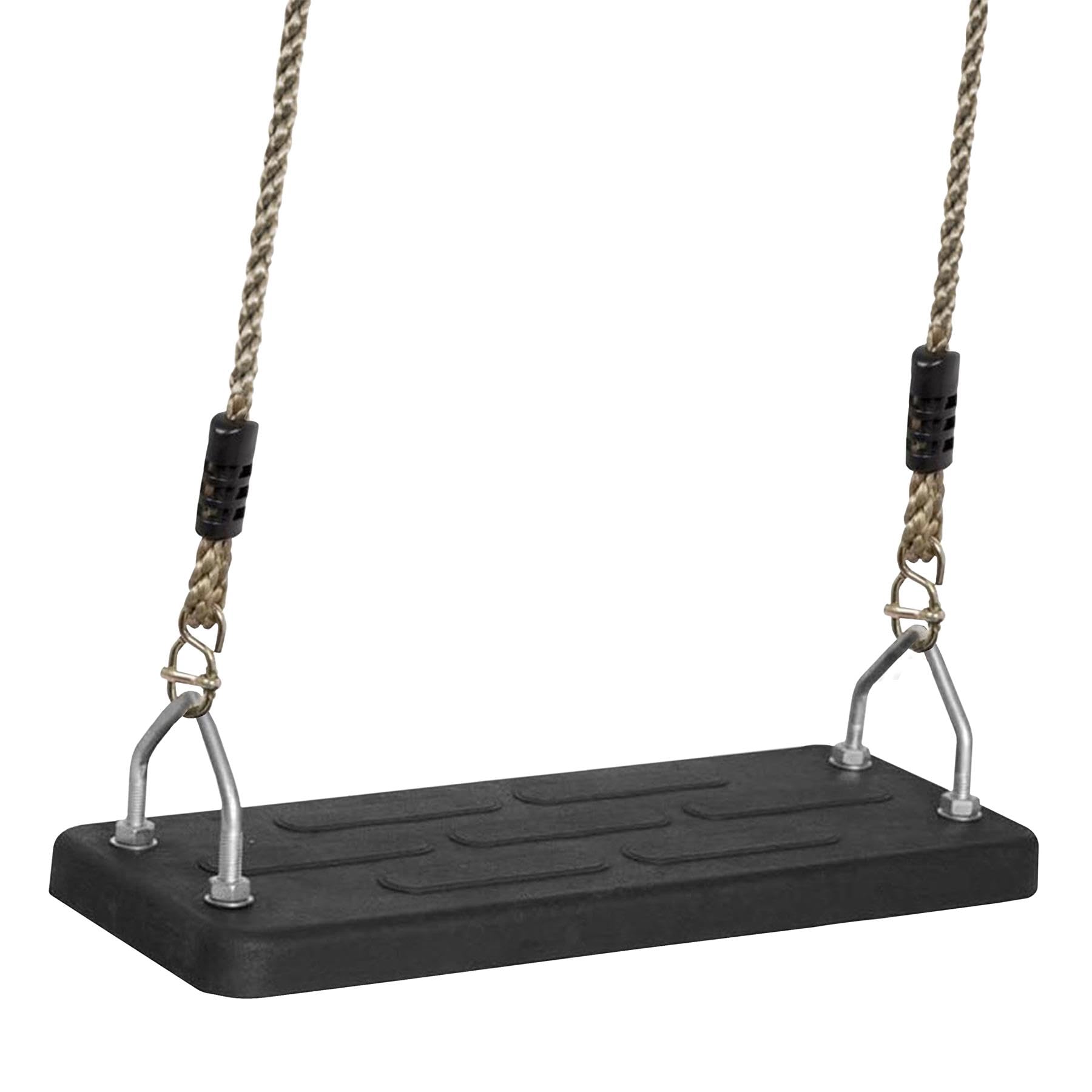The Magic Toy Shop Deluxe Kids Swing Seat – Heavy Duty Rubber, Adjustable Polyhemp Rope, Outdoor Tree Swing for Children, Garden Playground Equipment for Kids