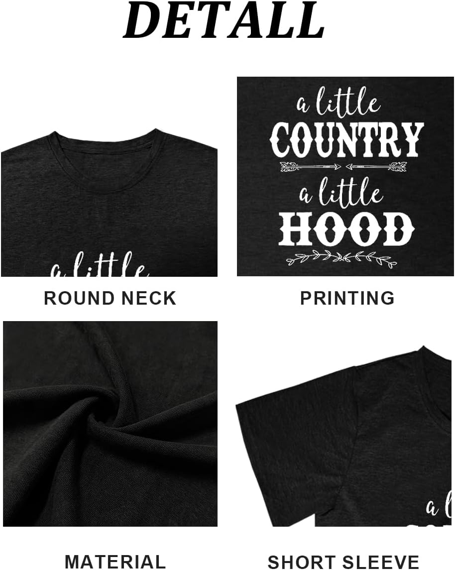 Women Rock Band T Shirt Vintage Country Music Shirt Concert Outfit Short Sleeve Tops - Image 5