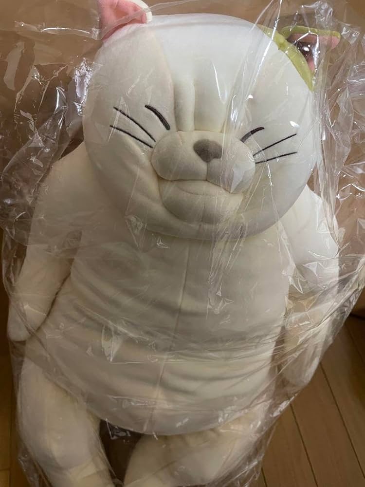 ジブリパーク　大倉庫　冒険飛行団限定　猫の恩返し　ムタ　特大ぬいぐるみムタさん Amazon.co.jp: ジブリパーク 大倉庫 冒険飛行団限定 猫の恩返し