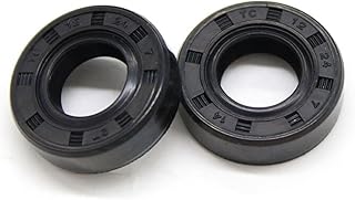 Seal Washer 1pcs ID 25mm Oil Seal, NBR Nitrile Rubber Shaft Oil Seal, TC-25 * 31/32/34/35/37/38/40/42/44/45/47/50/52/55/60/62 Nitrile Oil Seal Gasket Lip (Size : 25x37x7mm 2pcs)