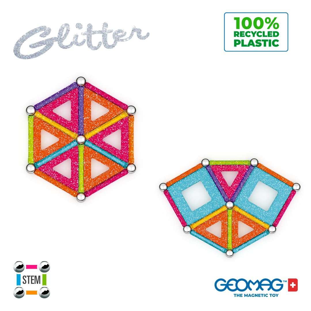 Geomag 535 Glitter Panels Recycled 35 pcs