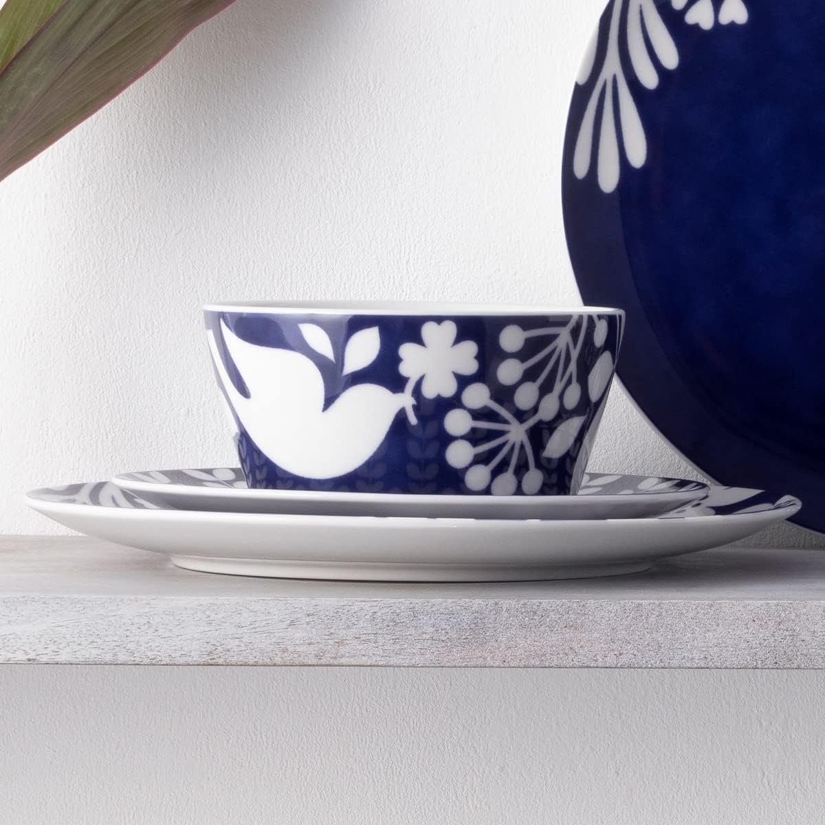 Noritake Bluefjord Set of 4 Cereal Bowls, 6", 25 oz.