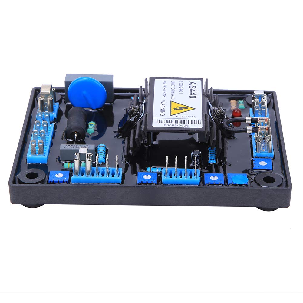 Generic Regolatore di Tensione Automatico AS440 Regolatore di Tensione del Generatore Ad Alta stabilità per Accessori per Generatori Monofase 190-264 V CA
