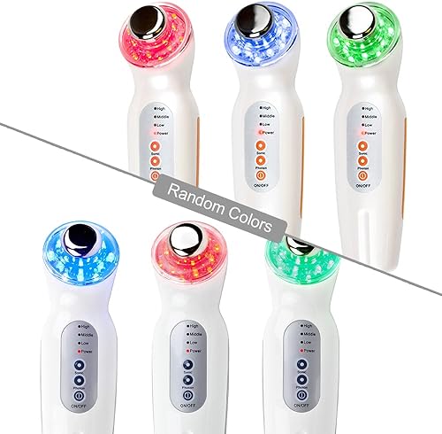 Miniatura 6 de 3MHz Ultra Photon Rejuvenecimiento 3-Color Luz Facial Cuidado Masajeador Anti Envejecimiento Máquina Dispositivo de Tonificación de Piel