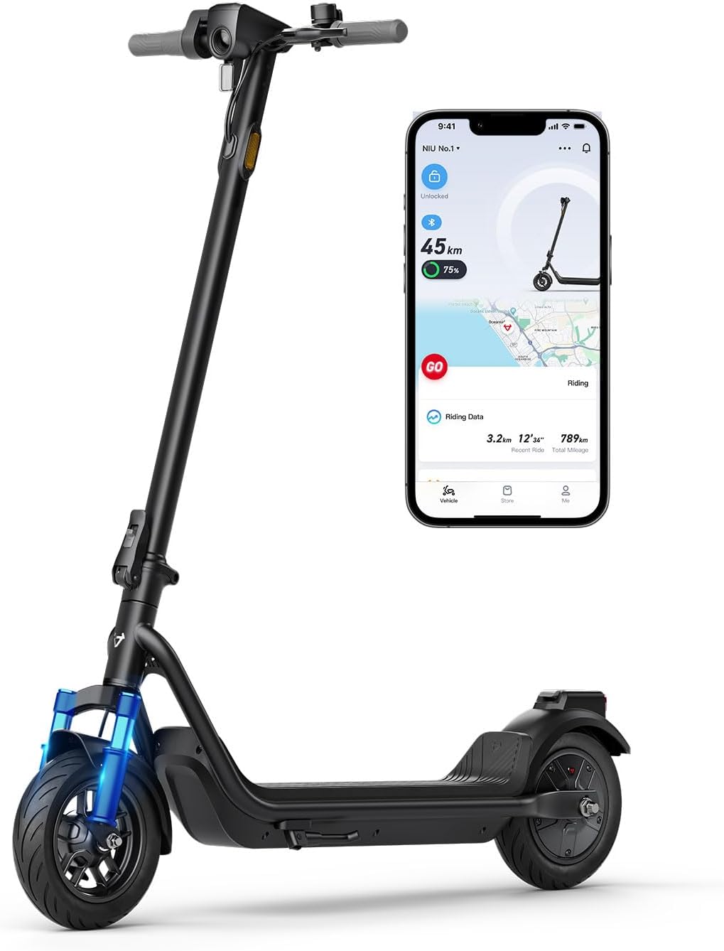 NIU K100P/K200F/K200F/K300P Electric Scooter Adults - E Scooter with Suspension product image