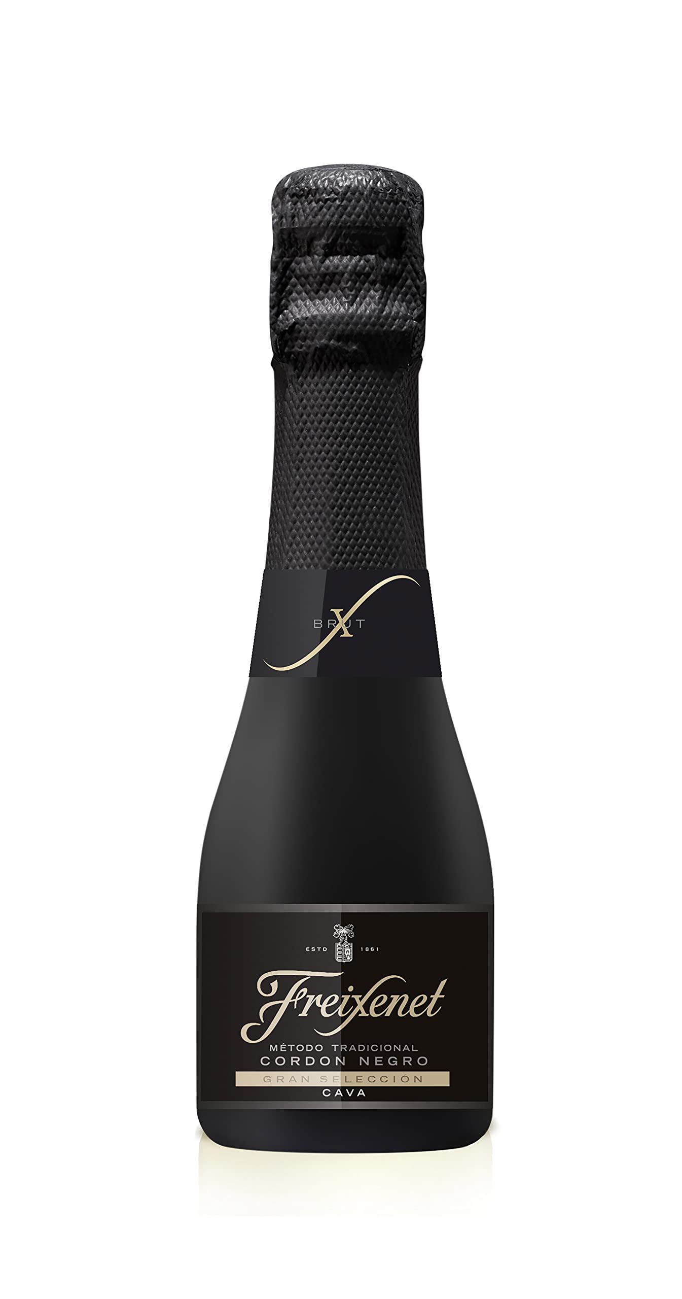 Freixenet mini Cordon negro - Cava Brut- Caja de 24 unidades de 200ml