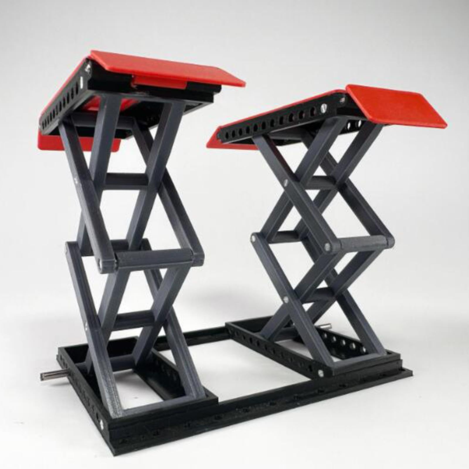 Colcolo Modelo de Elevador de automóviles a Escala 1/18, Accesorio de fotografía, simulación, pequeña máquina de Mantenimiento, Coleccionable, Modelo de, Rojo