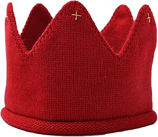 PRETYZOOM Toddler Boy Hat 1st Birthday Outfit Boy Baby Birthday Crown Baby 1st Birthday Baby Crown Headband Birthday Hat Crown for Baby Boy Baby Knit Toddler Hats Wool Cap Child Modeling
