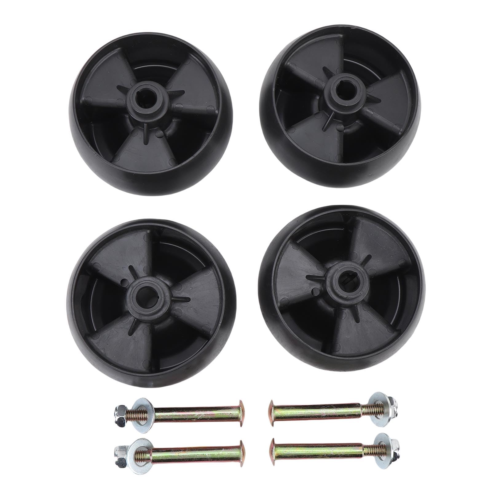 Akozon Kit de Ruedas de Cubierta de Repuesto para Cortacésped LTX1040 LTX1042 LTX1045 LTX1046, Estable y Duradero para Cubiertas de 42 46 48 50 54 Pulgadas