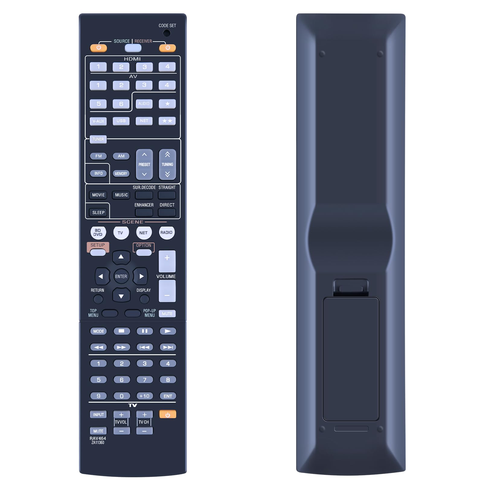 Amazon.com: PZL New RAV464 ZA11360 Replacement Remote Control for