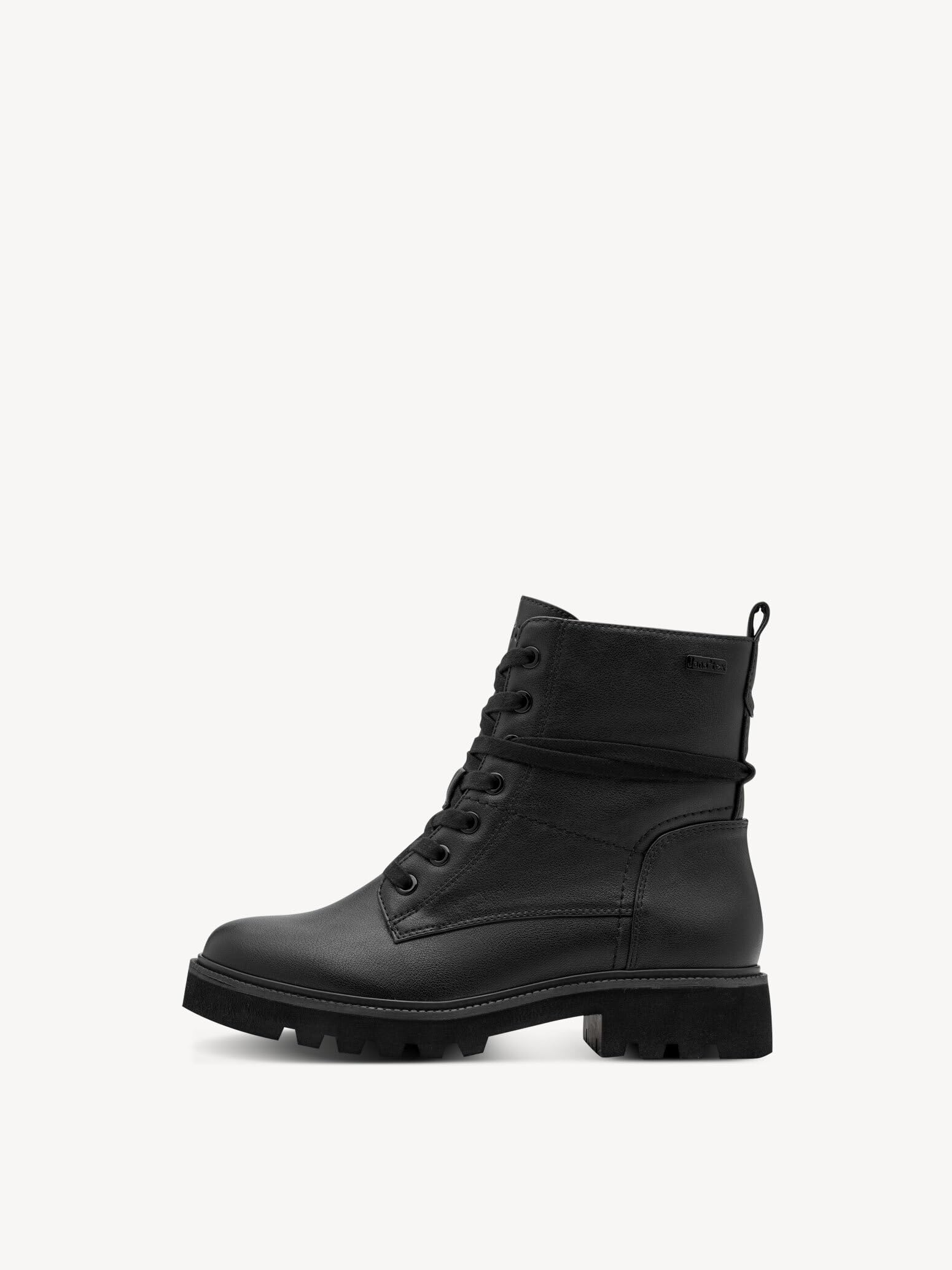 Jana Kobiety Jana Damen Lace Boot Flat VeganModa — buty