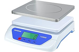 Sutekus: 0.04oz to 55lbs Digital Meat Scales with Utmost Precision for the Kitchen and Beyond
