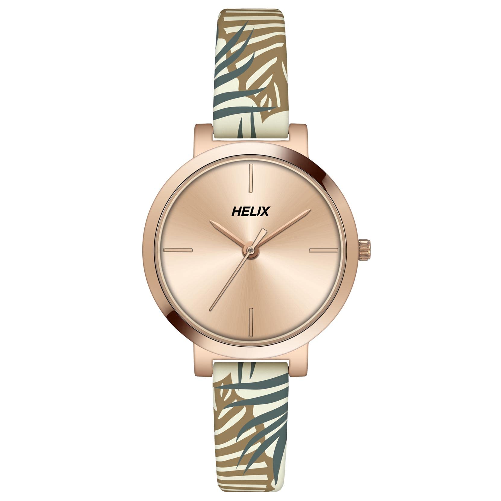 Helix Analog Rose Gold Dial Womens Watch - TW041HL15 (B0BQY4V3RS) Amazon Price History, Amazon Price Tracker