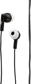 Nutek EP1021BLACK Earbud Headphones with 3.5mm Plug & 4 Cord