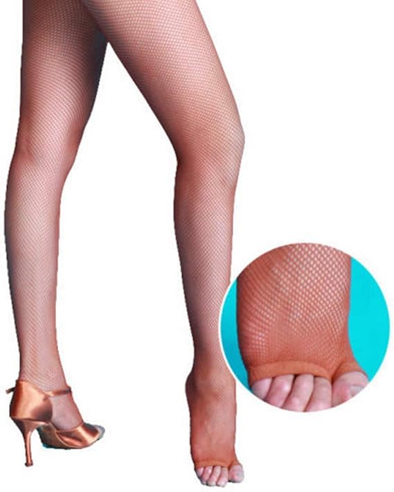 open toe fishnet tights