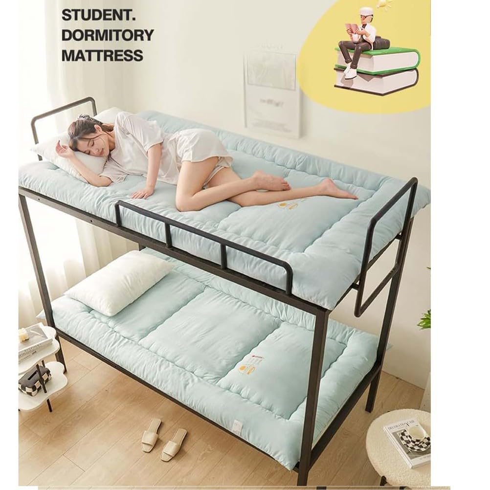 Klappmatratze Futon Matratze, Dick Gästematratze Bodenmatratze, Faltbare Tragbar Rollmatratze Matratze, für Schlafsaal, Wohnzimmer, Gästebett, Camping,003,0.9m*2.0m