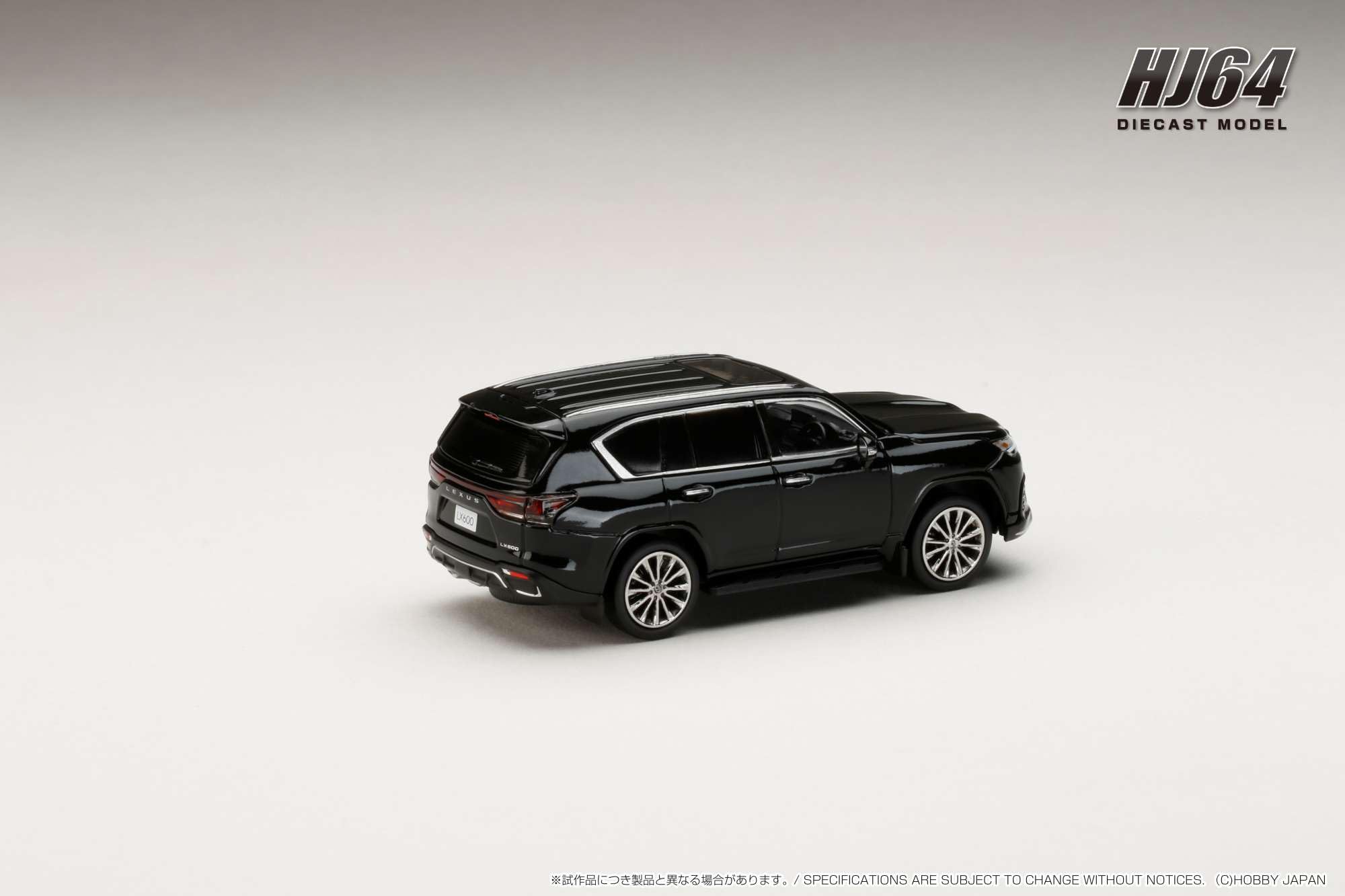 Amazon | HJ64 1/64 LEXUS LX600 F Sport ブラック 完成品 | ミニカー