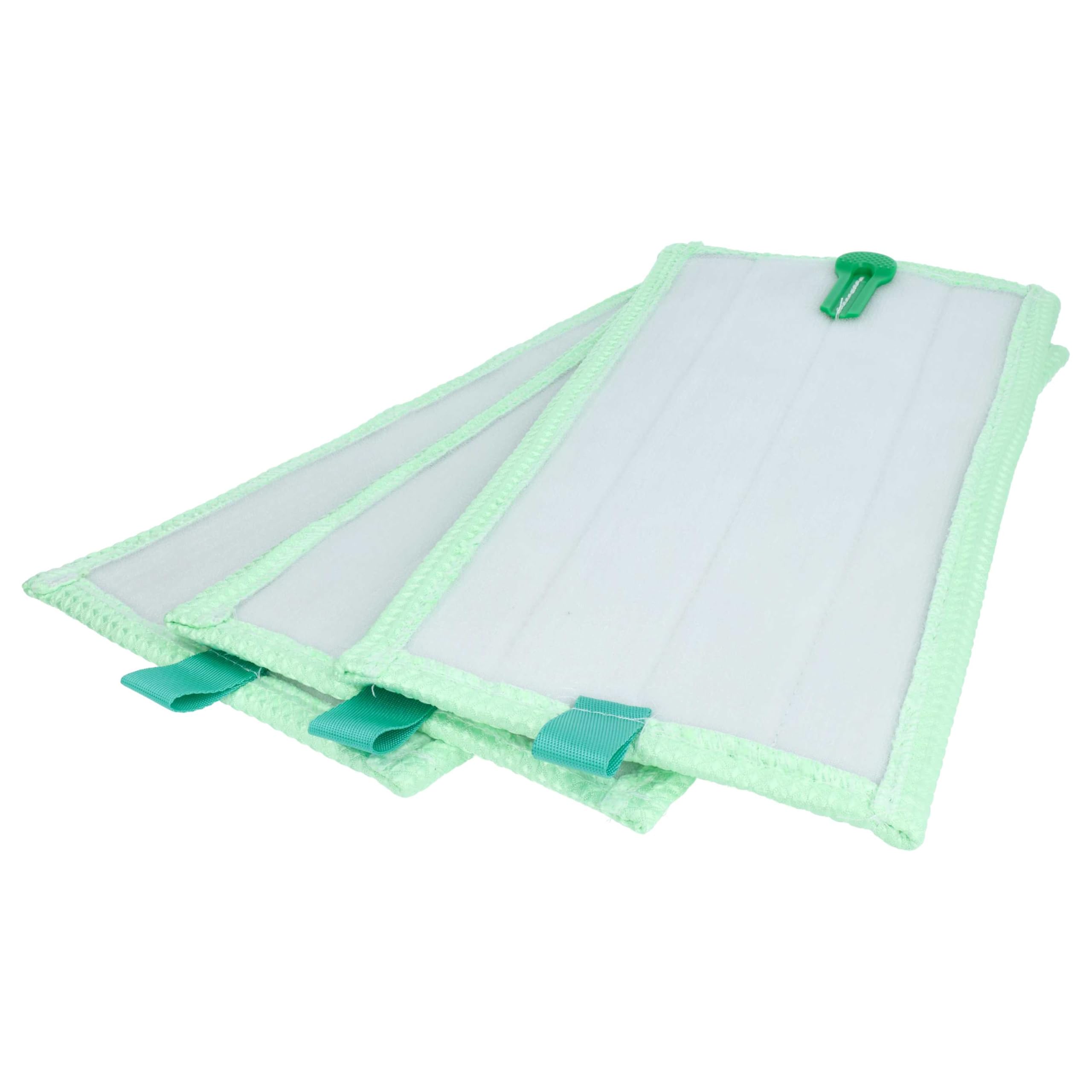 vhbw 6x panno compatibile con Vorwerk SP600, SP7, SPB100 lavapavimenti - panno morbido per pavimenti 32,5 x 16cm