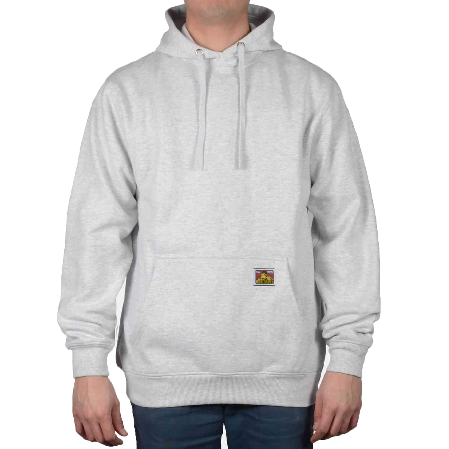 Ben Davis Men's Heavyweight Hooded Pullover Sweatshirt