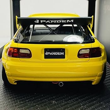 イグニッションモデル　1/18 PANDEM CIVIC (EG6) IG1053 1/18 PANDEM CIVIC (EG6) Yellow | LINE UP | [公式