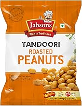 Jabsons Roasted Peanut Tandoori Roasted - 140g | Jumbo Bharuchi Flavoured Peanuts | Premium Roasted Moongfali | Ready to eat healthy snacks | Anytime Snack | Gluten free | Tandoori Flavour