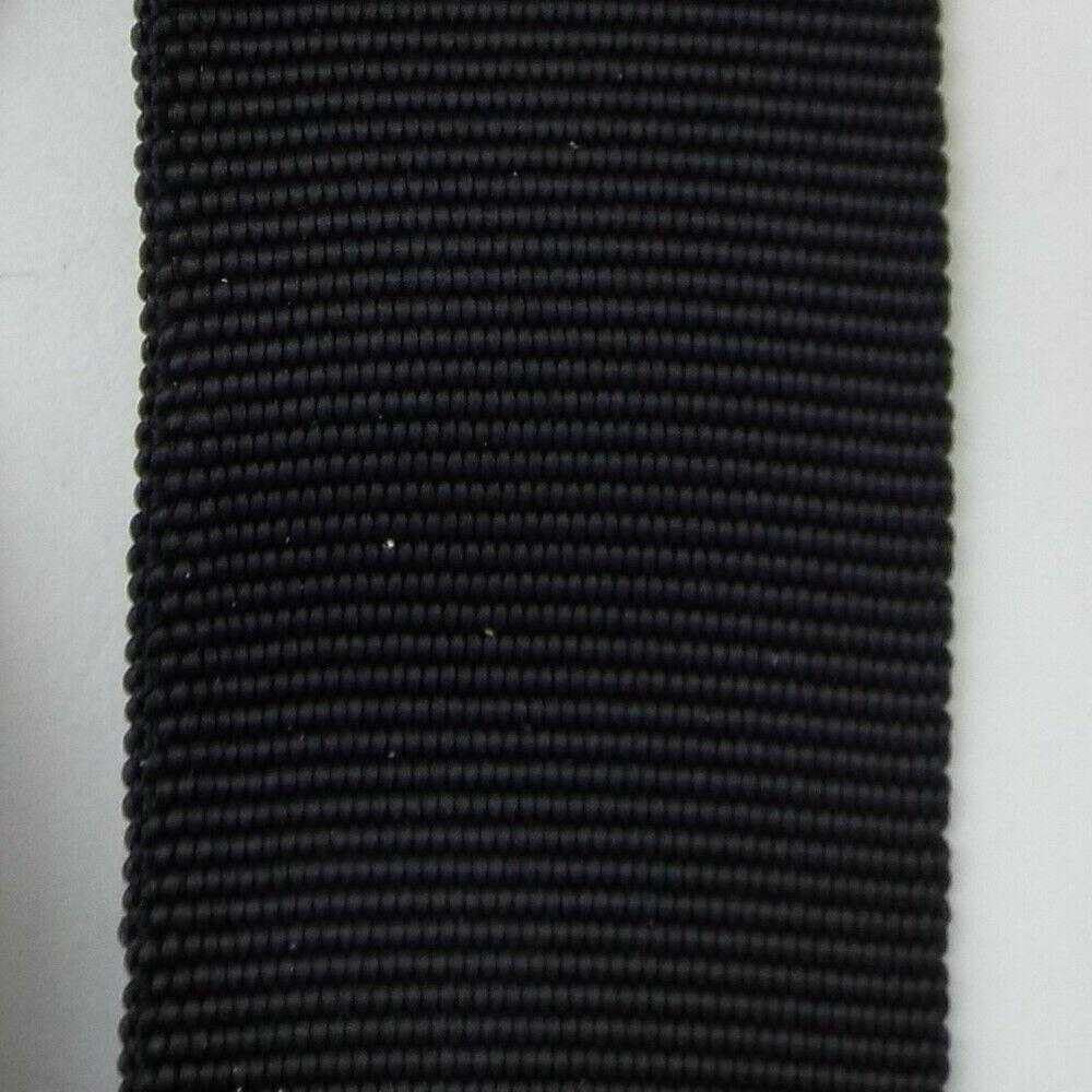 Petersham Tape Waistband 469D, 25mm Curved Black, 4 Metres