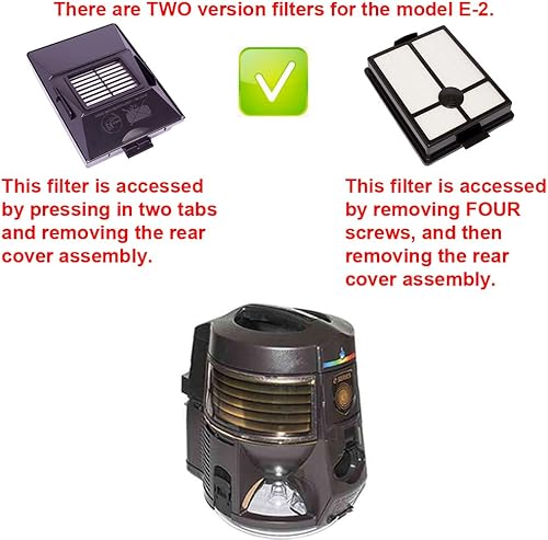 Miniatura 4 de Rainbow Filtro HEPA original para E-2 eSERIES segunda versión - TRUE H13 grado médico