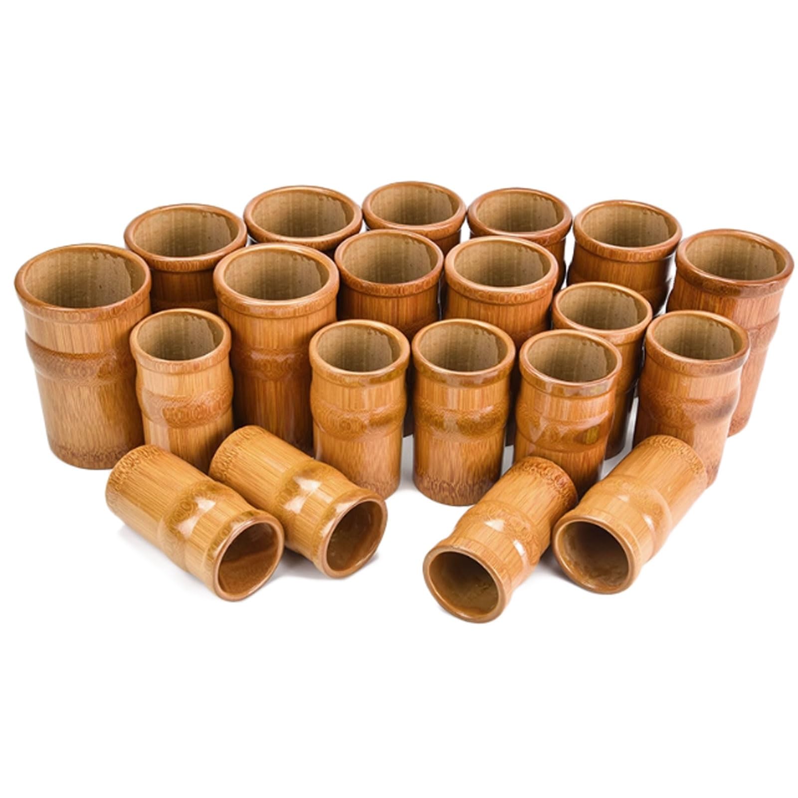 Set di coppette in bambù, kit di disintossicazione e rilassamento, kit for terapia con coppettazione a fuoco e vuoto, barattoli di bambù carbonizzato for uso domestico